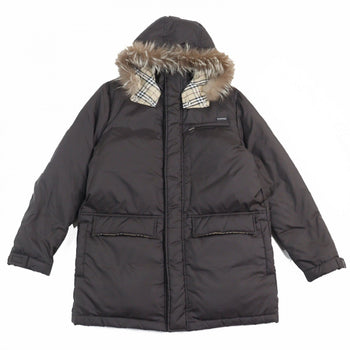 Burberry Black Label Down Coat Bmp03-900 Polyester Brown L
