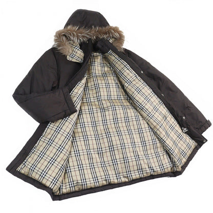 Burberry Black Label Down Coat Bmp03-900 Polyester Brown L