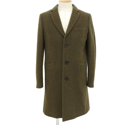 Ps Paul Smith Chester Coat Wool Khaki M