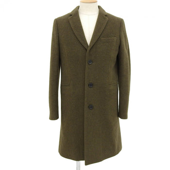 Ps Paul Smith Chester Coat Wool Khaki M
