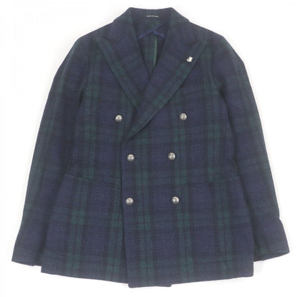 Tagliatore Tailored Jacket Hair Navy Green Brilla 44