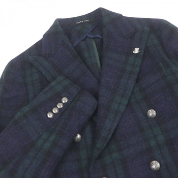 Tagliatore Tailored Jacket Hair Navy Green Brilla 44
