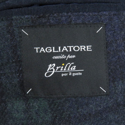 Tagliatore Tailored Jacket Hair Navy Green Brilla 44