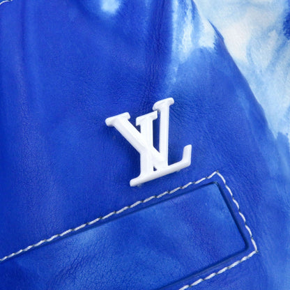 Louis Vuitton Pants Leather Blue S