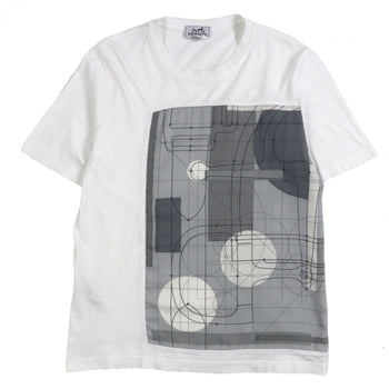 Hermes Short Sleeve T-Shirt Cotton White S