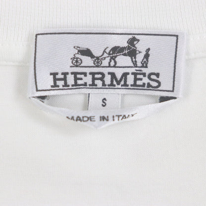 Hermes Short Sleeve T-Shirt Cotton White S