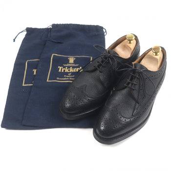 Tricker'S Leather Shoes M6837 Leather Black Fulton 8 Half