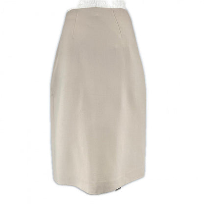 Fendi Skirt Fq7250 Viscose (Rayon) Beige 36