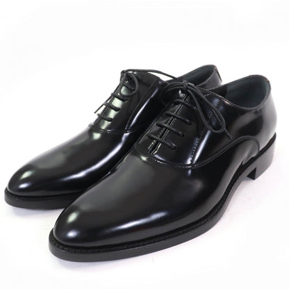 Louis Vuitton Leather Shoes Leather Black Suit Line Oxford 37