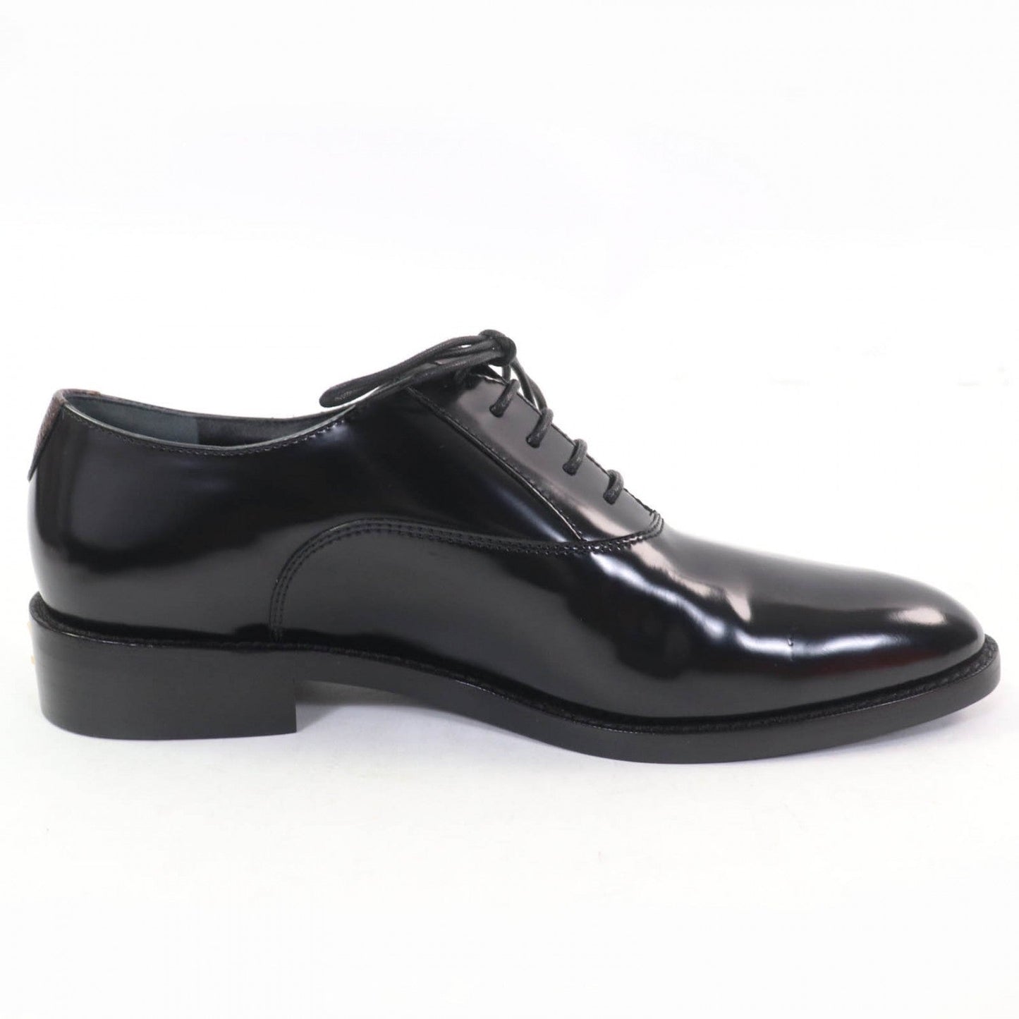 Louis Vuitton Leather Shoes Leather Black Suit Line Oxford 37