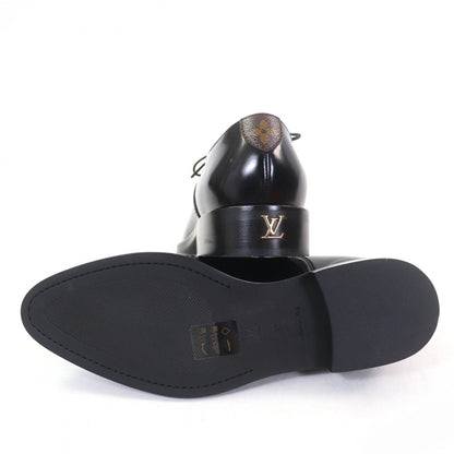 Louis Vuitton Leather Shoes Leather Black Suit Line Oxford 37
