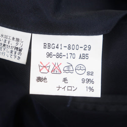 Burberry Tailored Jacket Wool Navy 96-86-170