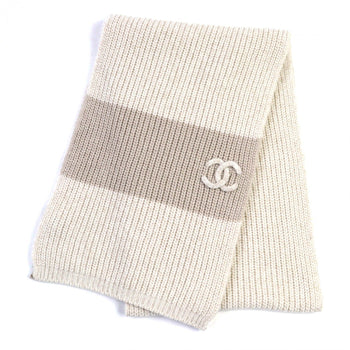 Chanel Scarf 24A Cashmere Beige Type