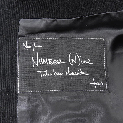 Number(N)Ine Tailored Jacket Cotton Black 3