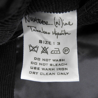 Number(N)Ine Tailored Jacket Cotton Black 3