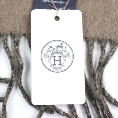 Hermes Scarf Cashmere Black Brown