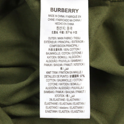 Burberry Short Sleeve T-Shirt 8055249 Cotton Khaki Green Harlford M