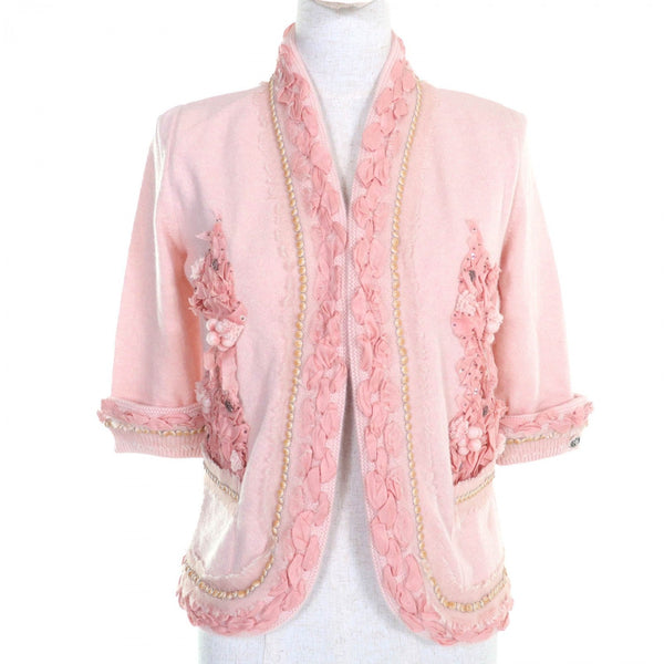 Chanel Cardigan P37887 Cashmere Pink 36