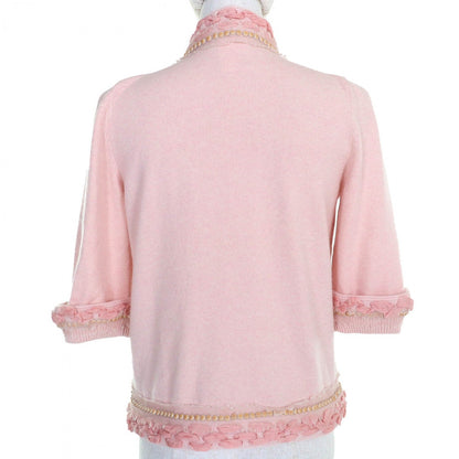 Chanel Cardigan P37887 Cashmere Pink 36