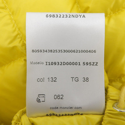 Moncler Skirt I10932D00001 Nylon Yellow Gonna 38