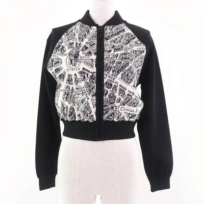 Christian Dior Cardigan 324V50Am505 Rayon Black Plan De Paris 40