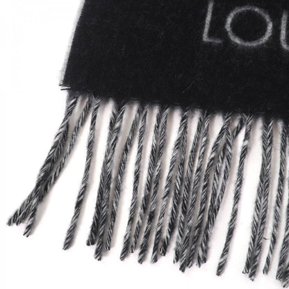 Louis Vuitton Scarf M71040 Cashmere Noir Echarpe Reykjavik