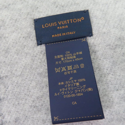 Louis Vuitton Scarf M71040 Cashmere Noir Echarpe Reykjavik