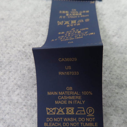Louis Vuitton Scarf M71040 Cashmere Noir Echarpe Reykjavik
