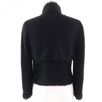 Chanel Jacket 06P P27993 Silk Black 38