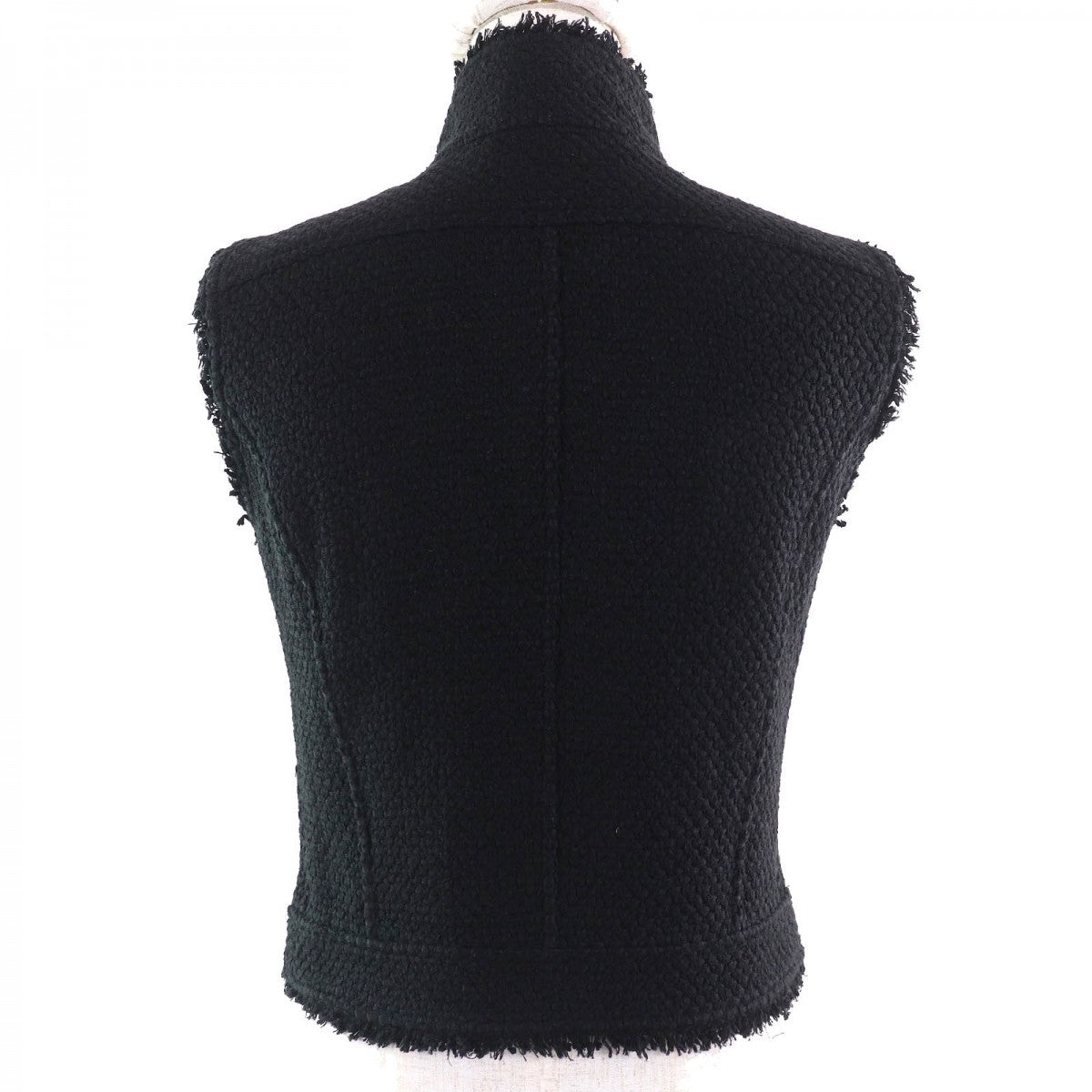 Chanel Jacket 06P P27993 Silk Black 38