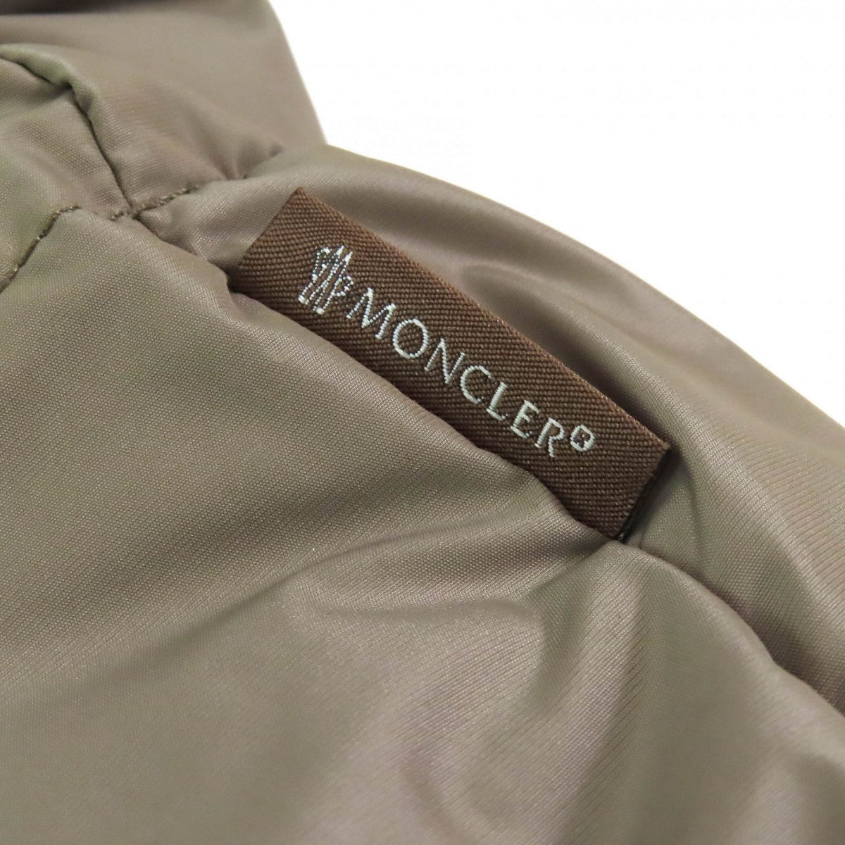 Moncler Down Coat Polyester Brown Type Clematite Clematis