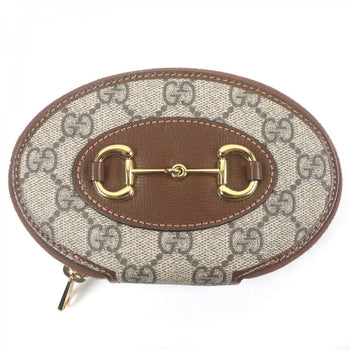 Gucci Coin Case 622040 Leather Beige