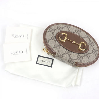 Gucci Coin Case 622040 Leather Beige