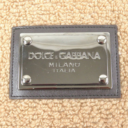 Dolce&Gabbana Hoodie F9N83T Wool Beige Xs