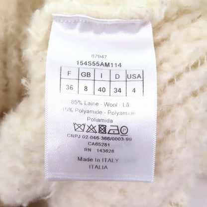 Christian Dior Knit 154S55Am114 Wool Off White 40