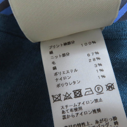 Hermes Tops Silk Blue Green 38