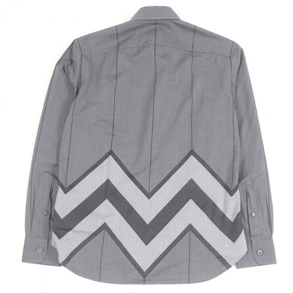 Louis Vuitton Long Sleeve Shirt Cotton Gray Xs