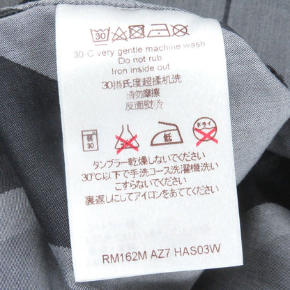 Louis Vuitton Long Sleeve Shirt Cotton Gray Xs