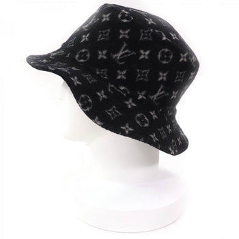 Louis Vuitton Hat M76743 Wool Black Bob Carry On Hat M