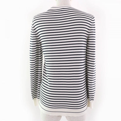 Moncler Knit Cotton Ivory Black Xs