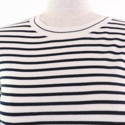 Moncler Knit Cotton Ivory Black Xs
