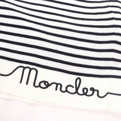 Moncler Knit Cotton Ivory Black Xs