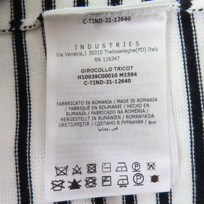 Moncler Knit Cotton Ivory Black Xs