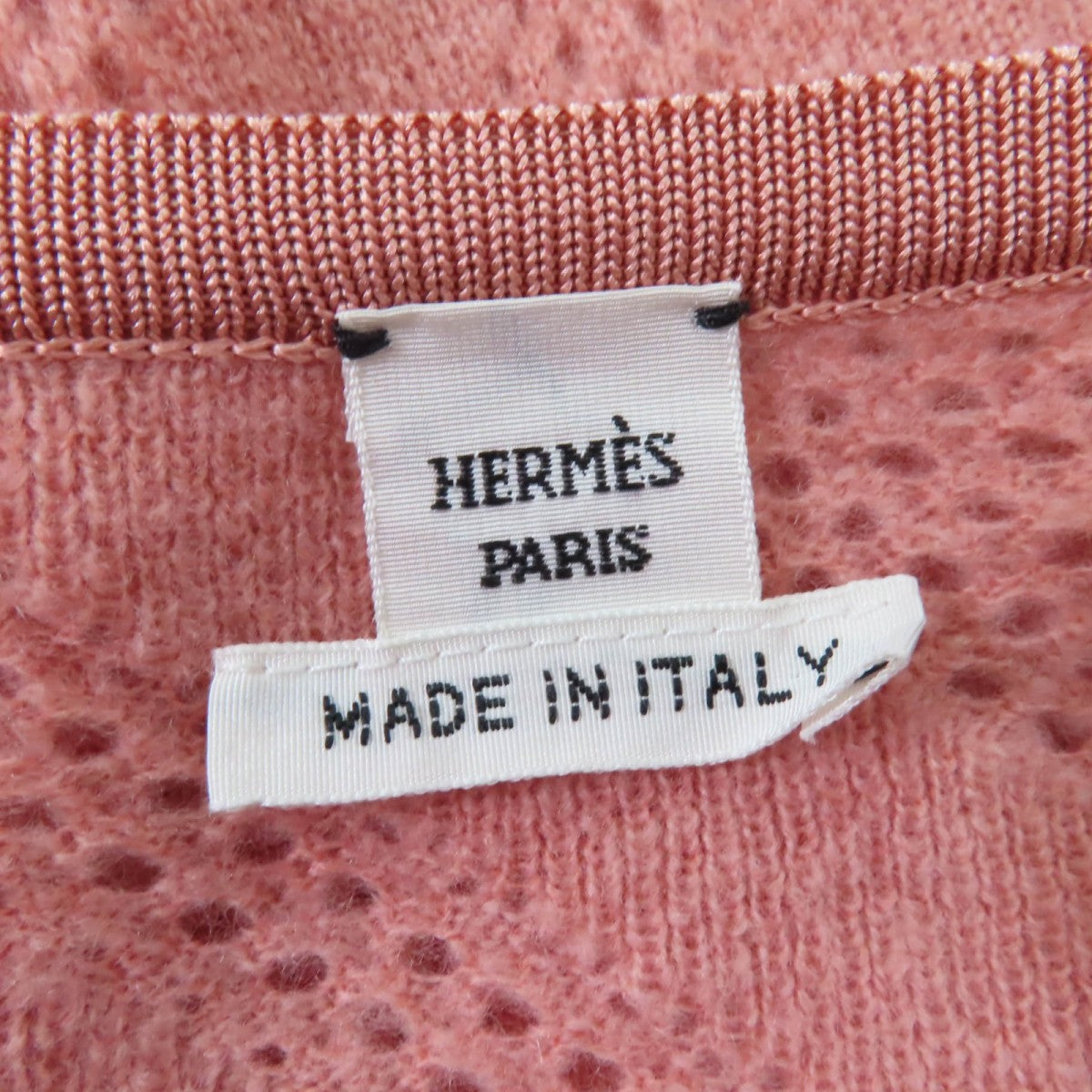 Hermes Knit 2H2618Dc Wool Pink 34