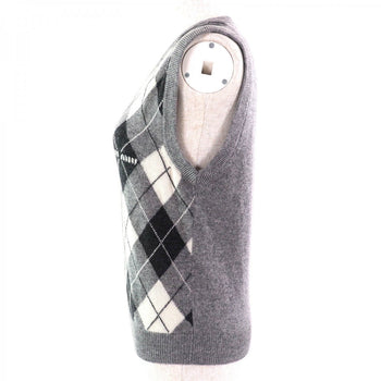 Miumiu Vest Mmv106 Cashmere Gray Type 38
