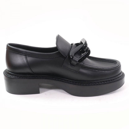 Louis Vuitton Leather Shoes Leather Black Academy Line 34.5