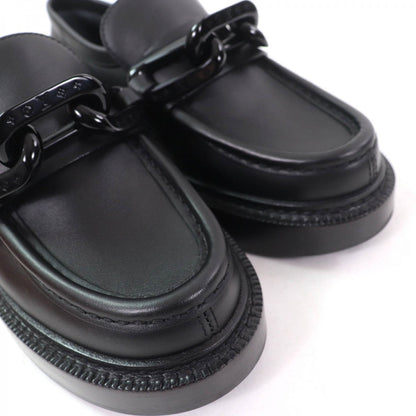 Louis Vuitton Leather Shoes Leather Black Academy Line 34.5