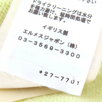 Hermes Knit 2H2603D1 Cashmere Yellow Type 38