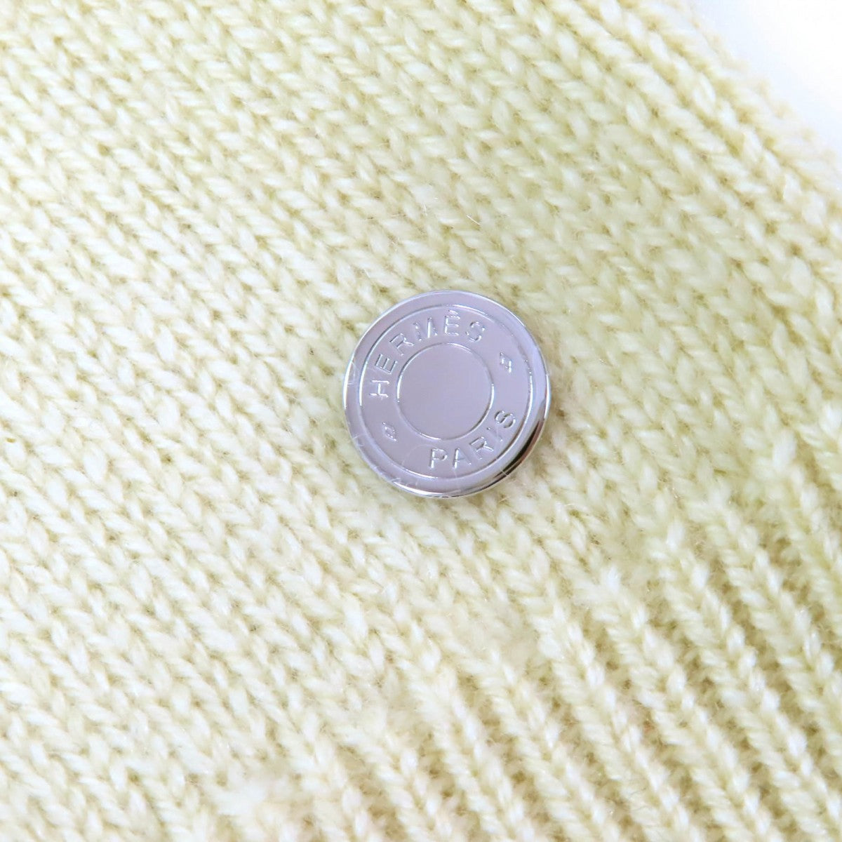 Hermes Knit 2H2603D1 Cashmere Yellow Type 38