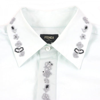 Fendi Short Sleeve Shirt F51076 Cotton Mint 39